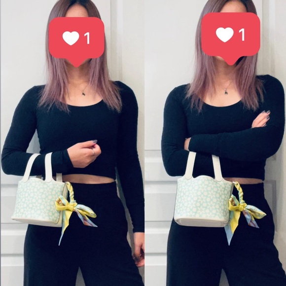 āSOLDāAuthentic Hermes Nata Swift PHW Lucky Daisy Micro Picotin 14 - Picture 3 of 17